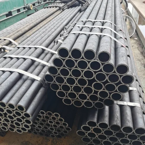 Tubo de aço carbono sem costura A333 Gr6 inoxidável galvanizado Ms liga de ferro Nikel leve tubo de aço carbono